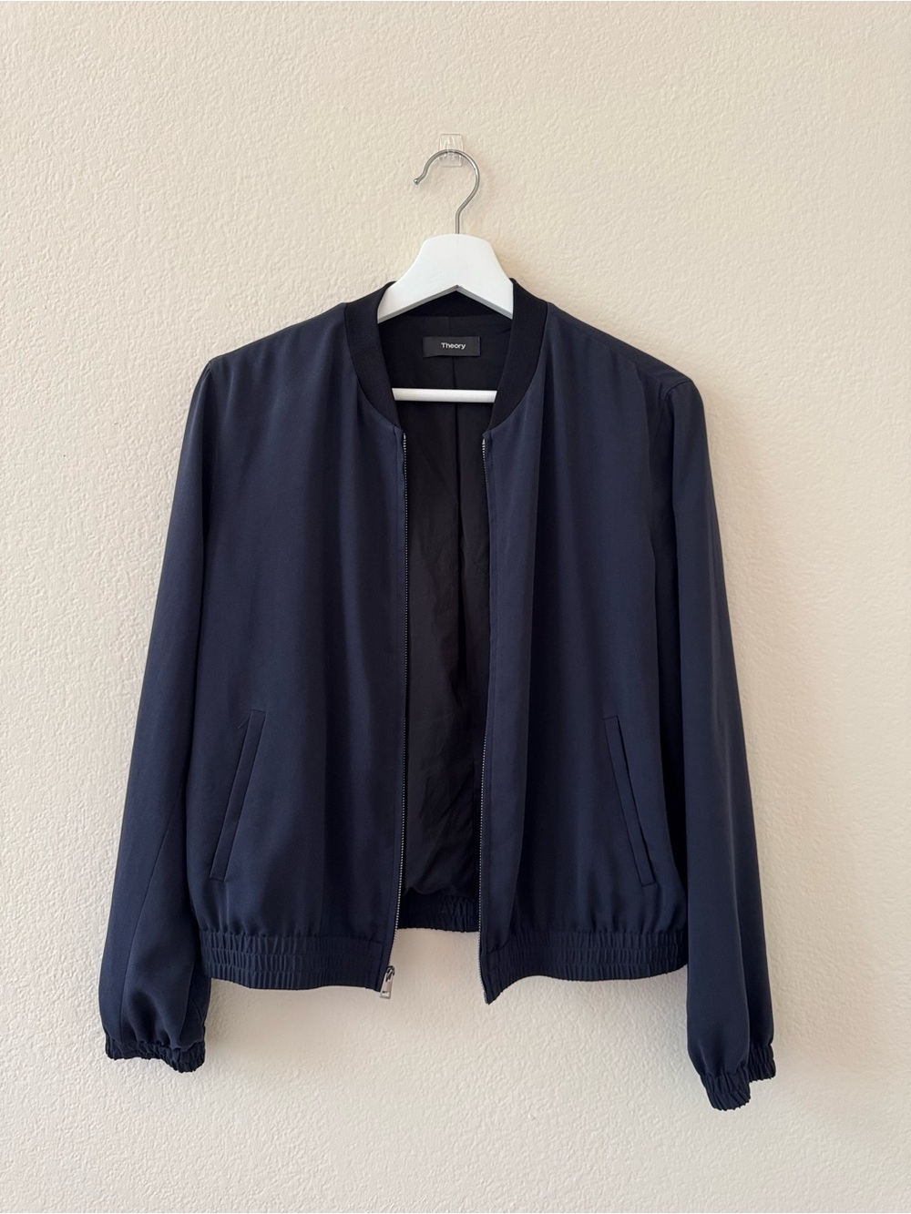 Theory Navy Bomber Jacket